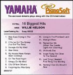 16 Biggest Hits Willie Nelson Smart Pianosoft 3.5 Diskette