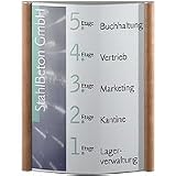 Hinweisschild, DIN A4 Hochformat, Buche