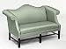 The Chippendale Collection - Chippendale Sofa - 82'L x 33'D x 36'H - Crypton Grade 2 Fabric TB117