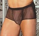 Elegant Moments Mens Fishnet Boxer