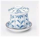 〔波佐見焼 和皿・洋皿〕 白なずな 台付蒸碗 5個組 　/ お楽しみグッズ(キッチン用品)付きセット