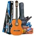 Ashton CG44-PK-AM 4/4-Size Classical Guitar Outfit - Amber [Electronics]
