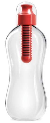 bobble(ボブル) フィルター付きウォーターボトル 560ml レッド gd11