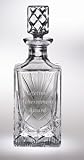 DURHAM COLLECTION 24% CRYSTAL 38 OZ. SQUARE DECANTER