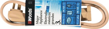 WOODS INDUSTRIES 0047 AIR CONDITIONER REPLACEMENT CORD - 15