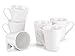 MIWARE 11 Ounce Porcelain Mugs - 6Packs, Tea and Coffee Mug Set, Whiteâ€¦