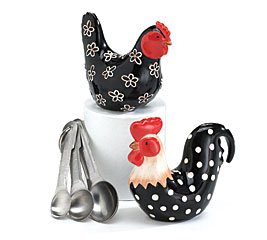 Adorable Country Rooster And Hen Salt And Pepper Shakers For Kitchen And Dining Décor