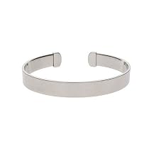 Plain Style Stainless Steel Cuff Bracelet