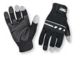 Condor 2XRW4 Tradesman Glove, Half Finger, Blk, L, Pr