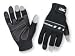 Condor 2XRW4 Tradesman Glove, Half Finger, Blk, L, Pr