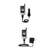 Essential Kit for the Samsung SCH-A790 - includes Car and Wall Charger with Rapid Charge Technology - Gomadic Brand w/ TipExchange Technology
