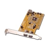 SIIG 3 Port 1394 PCI i/e Adapter. 1394 3-PORT PCI I/E ROHS COMP 3PORT 2 EXT. 1INT. FIREWIRE FWCON. 2 x 6-pin IEEE 1394a FireWire External, 1 x 6-pin IEEE 1394a FireWire Internal - Plug-in Card