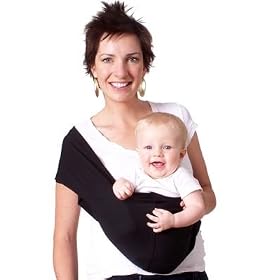 HugaMonkey Black Baby Sling