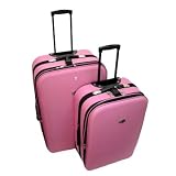 Confidence Série de Valises Extensibles 2Pcs Rose