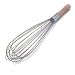 Standard 16" French Whip with Wooden Handle (13-0558)