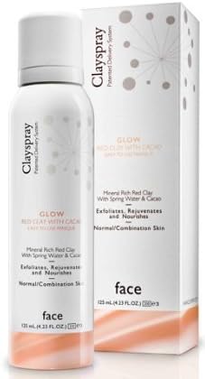 Clayspray Glow Red Clay with Cacao Masque, 4.3 fl. oz.