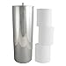 LDR Industries 167 4756CP Tahoe Canister Toilet Paper Holder With Lid, Chrome 14.6 x 7 x 5.7 inches