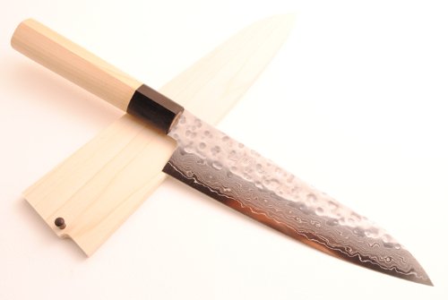 YOSHIHIRO- NSW Hammered Damascus Japanese Chef Knife Gyuto Knife 7