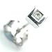 9ct White Gold and Diamond Single Stud Earring