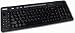 Trackball/Mouse Multimedia Internet Office Keyboard -Black-