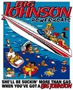 Big Johnson Powerboat Sticker