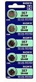Sony Silver Oxide 1.55V Batteries Size SR44W (357) (Pack of 25)