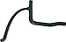 URO Parts 75 13 435 Heater Valve to Water Pump Heater Hose