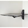Invision� Ultra Modern AV Wall Mounted Glass Shelf - Cantilever Swivel Arm - Corner Room Mountable - Used With All types of TV Brackets - For DVD, PS3, SKY, X BOX, BLU RAY PLAYERS etc Supports 13.6KG