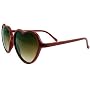 Funky Heart Shaped Kiss Lolita Sunglasses Gradient Lens
