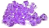 2 Pounds Purple Acrylic Ice Rock
