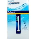PHILIPS Sonicare ProResults Toothbrush Refills, Standard Brush Head Replacement, Fits Flexcare and HealthyWhite 5 Pack - PHIH6015