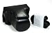 COSMOS Black PU Leather Case Cover Bag For Pentax Q 02 Standard zoom 27.5-83mm lens+ Cosmos cable tie