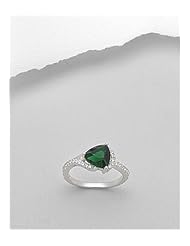 CZ Ring In 92.5 Sterling Silver