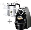 Nespresso C100-US-AERO Essenza Automatic Single-Serve Espresso Machine with Nespresso Aeroccino Milk Frother, Titanium