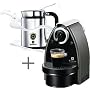 Nespresso C100-US-AERO Essenza Automatic Single-Serve Espresso Machine with Nespresso Aeroccino Milk Frother, Titanium