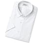 Van Huesen Men's Easy Care Pinpoint Solid Short Sleeve Shirt
