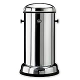 Vipp Trash Bin - White, 2-gal. (11-3/4