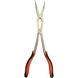 Triplett CrossJaw TT-260 Extended Reach 'Double-X' Long-Nose Pliers, 14-inch