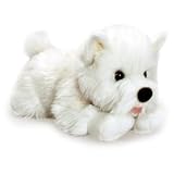 Keel Toys Deluxe 30cm Laying Dog Westie Plush Soft Toy