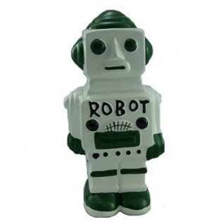 Green Retro Robot Savings Bank Green Retro Robot Savings Bank