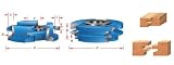 Amana SC548 Stile & Rail Cabinet Door Shaper Cutter Sets - 3/4 Material Thickness; Ogee Profile