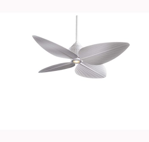 Minka Aire F581-WHF 52″ Gauguin Tropical WET Outdoor Flat White Ceiling Fan