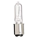 Satco S3159 120V 75-Watt T4 DC Bayonet Base Light Bulb, Clear
