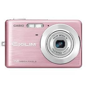 Casio EX-Z77PK Compact Digital Camera - Pink (7MP, 3 x Optical Zoom) 2.6" TFT
