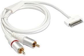 Ziotek 2ft. RCA Male Audio to 30-pin iPod/iPhone Cable