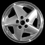 OEM Aluminum Wheel 15x6 5 Lug 5 Slot Clear Edge