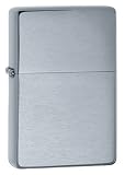 Zippo Lighter Vintage Brushed Chrome