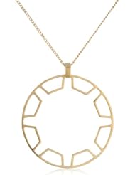 Dean Davidson "Vanguard" Gold Gear Pendant Necklace, 32"