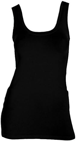 Seamless Tank Top - Longer Fit (Black)