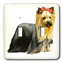 Dogs Yorkshire Terrier - Yorkshire Terrier - Light Switch Covers - double toggle switch